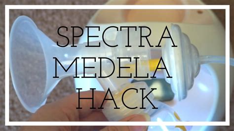 Spectra Medela Flange Adapter Breast Pump Hack Momma Alia Youtube