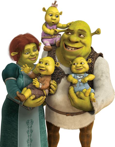 Shrek Familia Png Transparente Stickpng