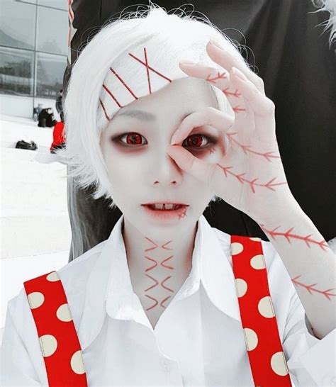 Juuzou Suzuya White Haired Daraensuzu Juuzou Cosplay Tokyo Ghoul