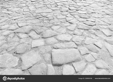 Old Stone Pavement Background Abstract Pavement Large Cobblestones Old