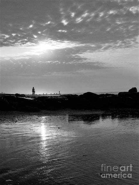 Black And White Sunset Photograph By Suzanne Wilkinson