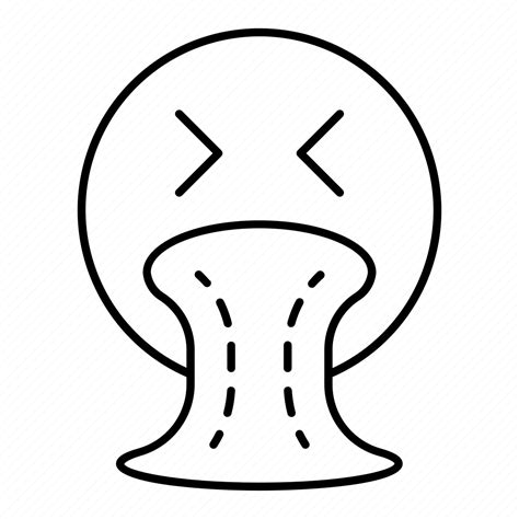 Face Vomit Emoji Sick Puke Icon Download On Iconfinder