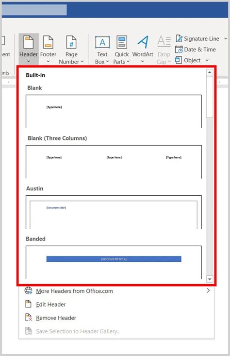 How To Insert Headers And Footers In Microsoft Word