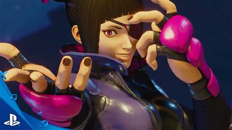 Street Fighter V Juri Trailer Ps4 Youtube