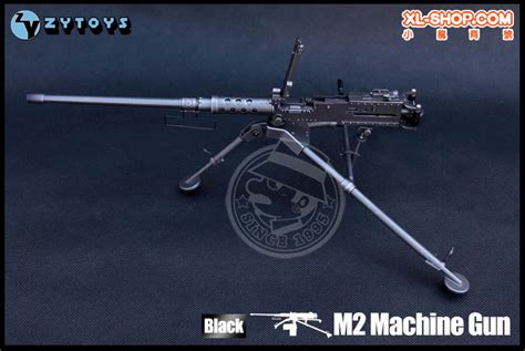 Zy Toys 16 Accessories M2 Heavy Barrel Machine Gun Black