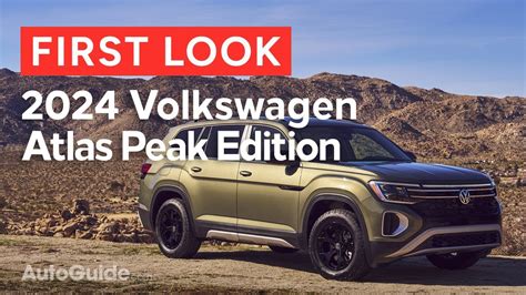 2024 Volkswagen Atlas Peak Edition First Look Youtube