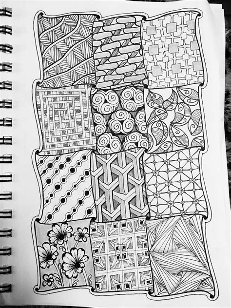 5 Astounding Exercises To Get Better At Drawing Ideas Zentangle