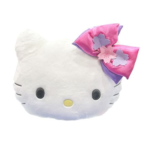 Hello Kitty Sakura Dress Face Plush Japanla