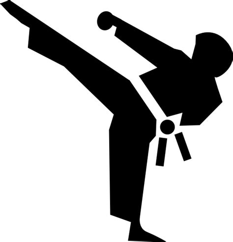 Free Karate Silhouette Cliparts Download Free Karate Silhouette