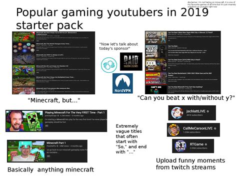 52 Meme Youtuber Gaming