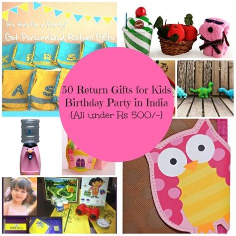 From party games to arts and crafts, a special dress, cake nobody said that gifts for birthday party in delhi, gurgaon, noida can only be for children. Return gifts Ideas for kids in India, 50 return gifts for ...