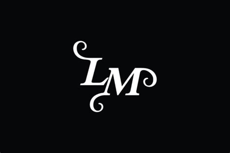 Monogram Lm Logo V2 Illustration Par Greenlines Studios · Creative Fabrica