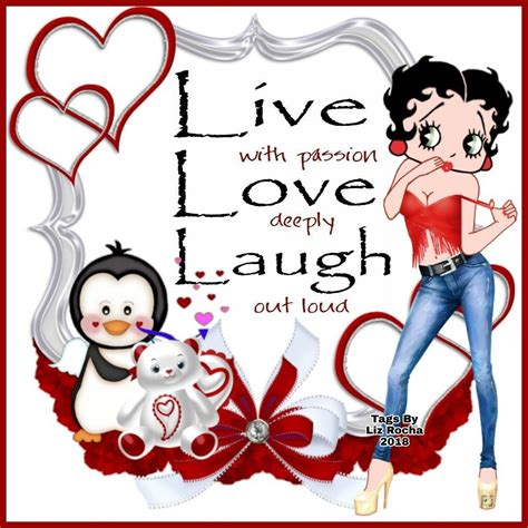 Live Love And Lol ️boop Quote Black Betty Boop Betty Boop Art Betty