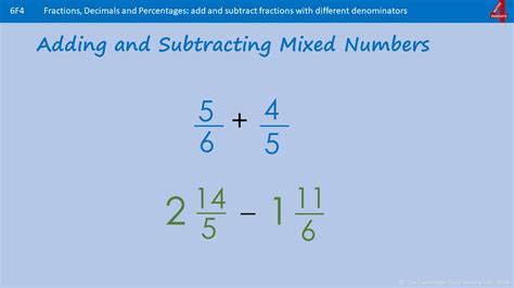 How To Add And Subtract Fractions