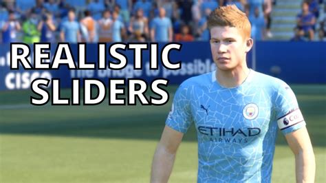 Fifa 21 Realistic Sliders Attacking Midfielder Player Career Mode