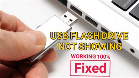 حل مشكلة عدم ظهور فلاشة Usb على جهاز الكمبيوتر Fix Issues With Usb