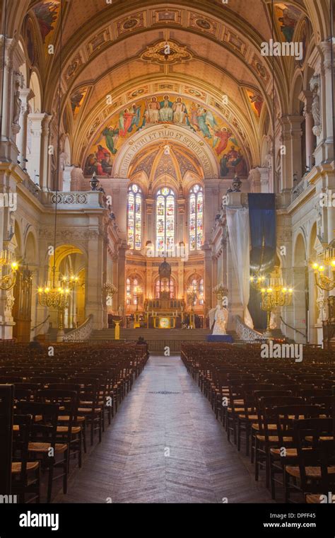 The Interior Of Leglise Saint Roch In Paris France Europe Stock