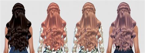 Pbn129 Thanhha Hair At Hoanglaps Sims Sims 4 Updates