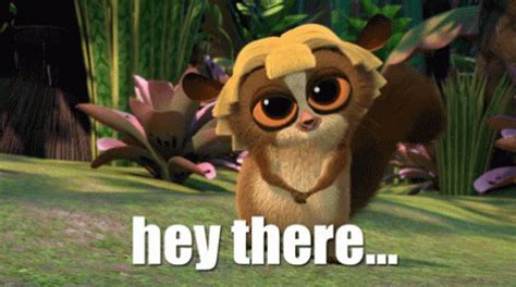 Hey There Gif Heythere Flirty Kingjulien Discover Share Gifs