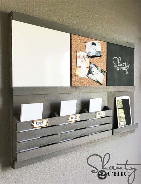 A french cleat is not only a strong anchor point, but it also makes for a great organization solution. Custom DIY Wall Organizer - With Sliding Components ...
