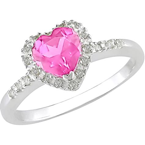 Tangelo 78 Carat Tgw Pink Sapphire And Diamond Accent Sterling
