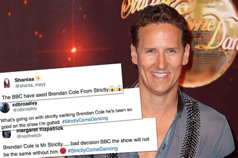 Strictly Come Dancing Fans Hit Out At The Bbc As Brendan Cole Is Axed