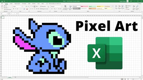 How To Make Excel Pixel Art Design Talk