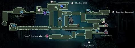 How do you get into the city of tears? Hollow Knight - Maps of Hallownest