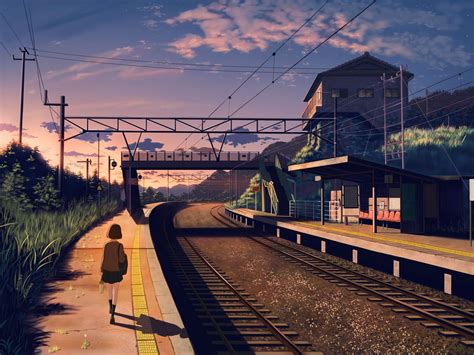 Aesthetic Anime Train Wallpapers Wallpaper Cave