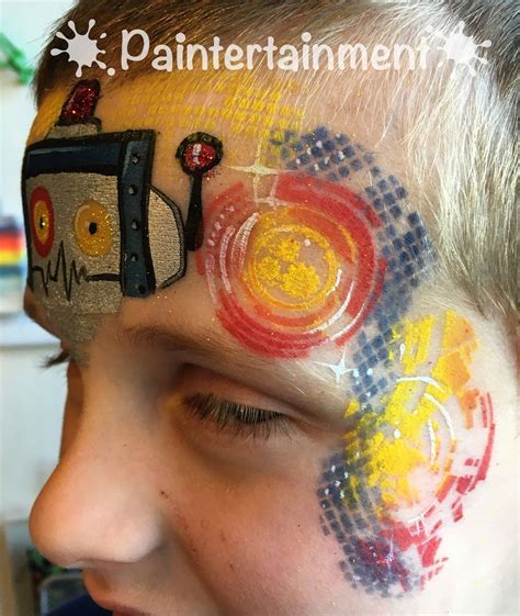 More Robot Fun Face Painting For Boys Boy Face Face Painting