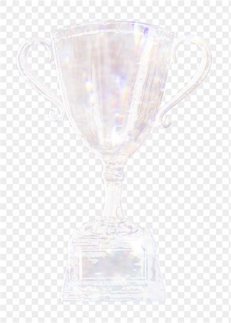 silvery holographic trophy design element premium png sticker rawpixel