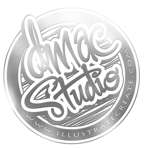 ROUND logo watermark - DMAC Studio, Illustrate Create