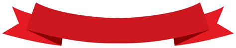 Red Banner Vector Png