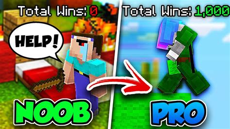 Bedwars Noob To Pro In 24 Hours Youtube