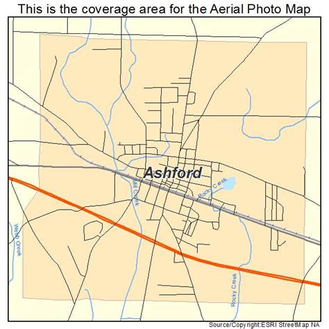 Aerial Photography Map Of Ashford Al Alabama