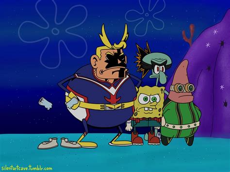 You share the same month with bakugou mitsuki the coolest parent in mha! MHA x Spongebob by TheArtofSilent on DeviantArt