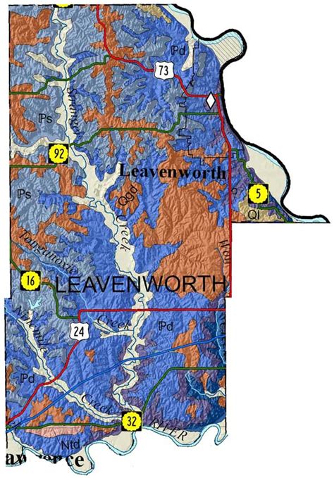 Kgs Geologic Map Leavenworth