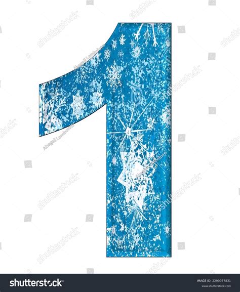 Printable Alphabet Letters Number Frozen Design Stock Illustration