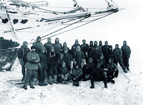 Sir Ernest Shackleton And Crew With Ship Endurance Stranded In The Ice 1915 Roldschoolcool
