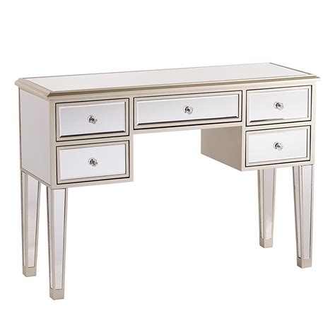 Mirage Glam Mirrored Consoledesk Champagne 43 W X 15