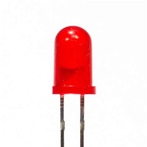 Diffused Red 5mm Led Rpishopcz