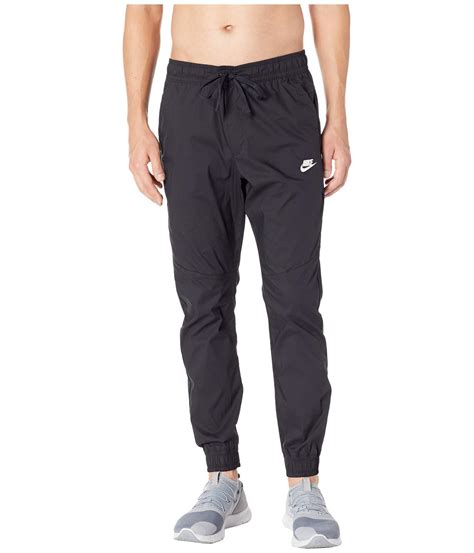 Nike Nsw Jogger Woven Core Street Blackwhite Casual Pants For Men Lyst
