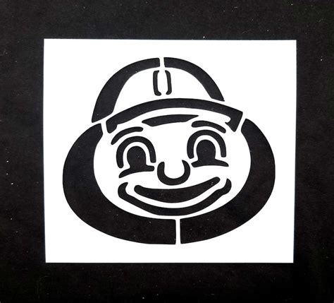 Ohio State Brutus Buckeye Stencil Etsy Australia