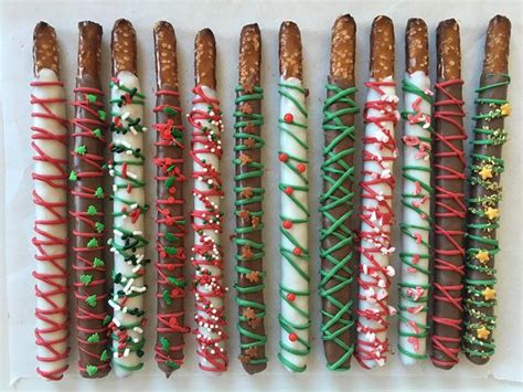 Fun, festive, and easy to make, christmas bark is the ideal treat to have on hand during the holiday, whether to serve at gatherings or give as gifts. Christmas Chocolate Covered Pretzel Rods, Individually ...