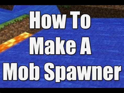 This will create a deep. Minecraft - How To: Mob Spawner - YouTube