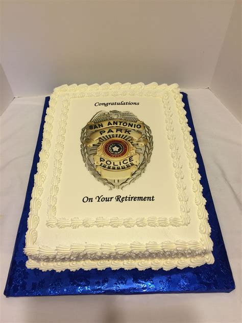 Police Retirement Cake More Retirement Party Cakes Police Retirement
