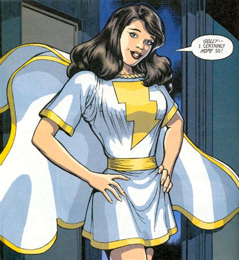 The closest technical term for the look — just in case at first the age difference threw me, but technically wouldn't they be roughly the same age? Mary Batson (New Earth) - DC Comics Database