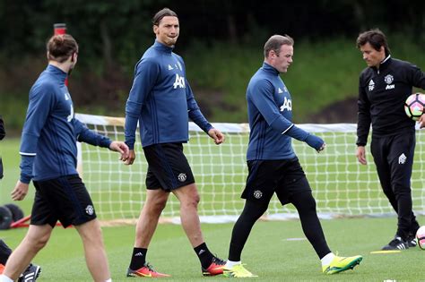 Manchester United Training Session At Aon Training Complex On August 5