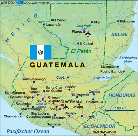 Mapa Mexico Y Guatemala Ewqao