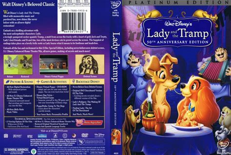 Lady And The Tramp Platinum Edition Movie DVD Scanned Covers Lady And The Tramp